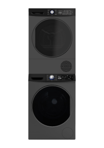 Lave-linge intelligent multifonctionnel 10,1/12,0 kg en acier inoxydable avec sécheuse intégrée, classe énergétique A, usage domestique, lavage automatique - Product Image 5