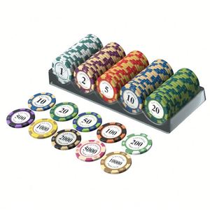 Fichas de Póker de Arcilla Personalizadas para Salas de Juego, Colores y Logotipo Personalizables - Product Image 1