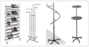 Tầng 4 Tier Siêu Thị Kệ Cửa Hàng Tạp Hóa Snack Hiển Thị Rack Với Pegboard - Product Image 4