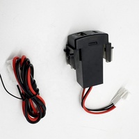 WH Nouveau chargeur USB Type C PD QC 3.0 avec LED bleue et affichage numérique de la tension, prise USB pour voiture Nissan Large Tiida Sylphy X-Trail Patrol