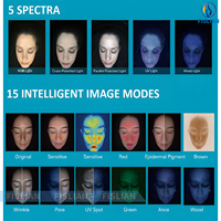 Analizador de Diagnóstico de Piel Facial 3D con IA, Dispositivo Avanzado de Análisis de Piel, 5 Espectros, Detección de Arrugas, Pigmentación y Poros, Uso Doméstico y Comercial