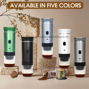 Machine à café à capsules électrique portable avec batterie rechargeable par USB, facile à utiliser, compatible avec les dosettes de café, design compact, légère et idéale pour les voyages - Product Image 5