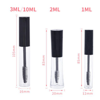 Heap-tubos vacíos de plástico para rímel, envases cosméticos de muestra pequeña de 1ml 2ml 3ml 10ml