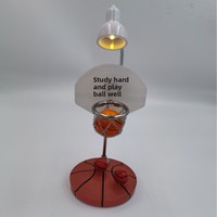Mini jeu de basket-ball en acrylique pour table - Cadeau créatif pour collègues, amis, anniversaires - Design pop-up amusant 10x7,5cm
