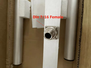 Antenne dipolaire à 2 baies, antenne émettrice FM haute puissance 1000W avec câble d'alimentation 1/2'', répartiteur de puissance - Product Image 2