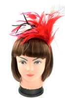 Plume Fascinator bandeau pour femmes chapeaux de mariée mariage Cocktail thé chapeau habiller Derby Gatsby bandeau accessoire