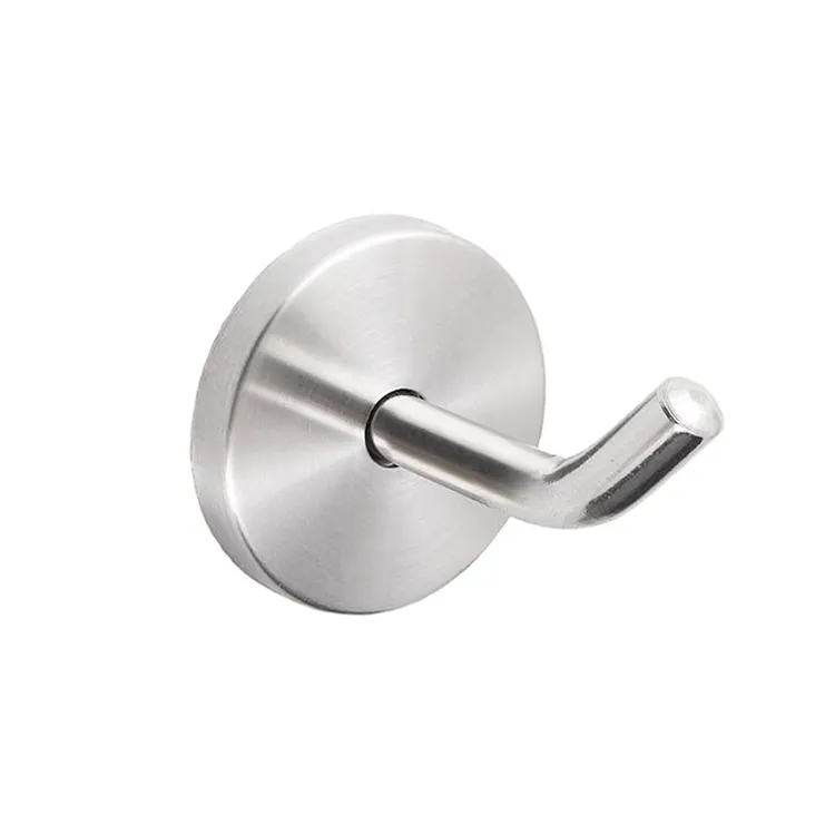 Most Popular Products Stainless Steel Round Shape Hook Wall Mounted Towel Robe Hooks