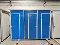 Toilettes portables pour adultes, cabine de douche détachable, préfabriquées, écologiques, durables, installation facile, toilettes publiques, parcs, écoles