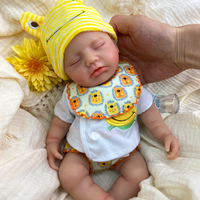 Entzückende Silikon-Reborn-Puppe 12 Zoll Lebensechte Babypuppe mit Gewichteter Körperanatomie