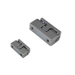 Butée de porte en alliage de zinc de type boule HFW61 L28.5 L48, filetage interne réglable, design industriel, surface polie - Product Image 2