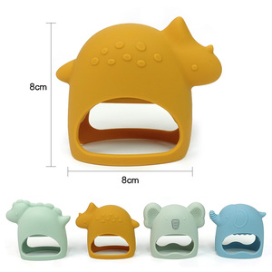 Wolife diseño Original Bpa libre personalizado silicona elefante forma divertido bebé mordedor juguete bebé silicona mordedor - Product Image 6