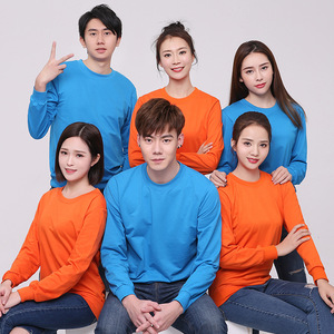 Sudadera con cuello redondo, 360 g, algodón, color sólido para adultos, ligera, para uso diario, uniformes de trabajo para formación de equipos, personalizable - Product Image 1