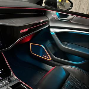 Illuminazione Ambientale Dinamica Cardoo per <span class=keywords><strong>Audi</strong></span> A6 <span class=keywords><strong>A7</strong></span> C8 2019+ Europa, Upgrade <span class=keywords><strong>Auto</strong></span> con 64 Colori, Accessori Interni per <span class=keywords><strong>Auto</strong></span> - Product Image 3