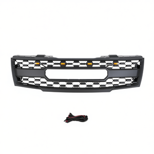Parrilla Delantera Negra con Luz LED para Nissan Frontier, Material ABS, D0100HP16WU - Product Image 1