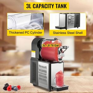 Máquina de aguanieve comercial de acero inoxidable 3L de un solo tanque 290W Bebida de nuevo estilo - Product Image 4