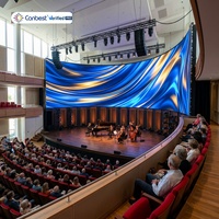 Canbest FL P2 P3 P4 Indoor Große Flexible LED-Anzeige für Säulen in Nachtclubs Kreisförmige LED-Panel-Bildschirme Gebogen