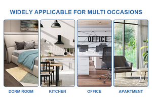 Vanace Réfrigérateur compact style rétro 31 litres sans bruit Refroidisseur de boissons Mini réfrigérateur électrique pour chambre à coucher - Product Image 5