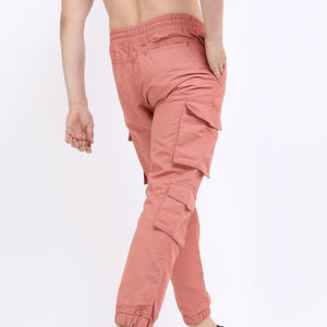 Pantalones Cargo de Lona Ligeros de Cintura Alta y Corte Relajado para Hombre con Bolsillos Laterales para Máximo Almacenamiento - Product Image 4
