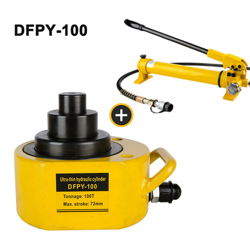 DFPY-100 100T Small Multi-section Hydraulic Leveling Jacks Heavy Manual Jack for Cars for Lifting & Levelling