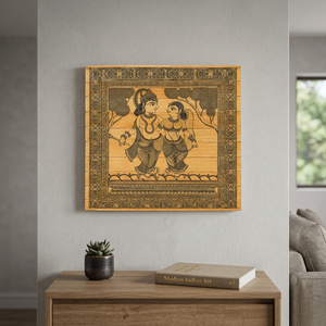 Tapiz Rectangular de Tela de Algodón Orissa con Estampado Tradicional para Colgar en la Pared, para Todas las Estaciones, para Sala de Estar Interior, Marca SSD Market - Product Image 1