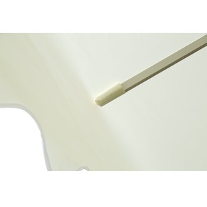Extérieur <span class=keywords><strong>Grand</strong></span> Couleur Blanc Crème En Aluminium Coupe-Vent Plage Parasol de Jardin Parapluies Avec Base En Marbre - Product Image 4