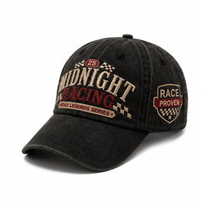 หมวกเบสบอลผ้าฝ้ายฟอกสีสไตล์วินเทจ ทีมแข่งรถ หมวก Snapback สำหรับผู้ชาย ผู้หญิง หมวกแฟชั่น หมวกทรง Dad Hat - Product Image 6