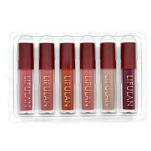 Nouveau modèle – Coffret de 6 rouges à lèvres liquides mats véganes à base de minéraux – Formule longue tenue et waterproof – OEM 15g – Vente en gros personnalisée - Product Image 6