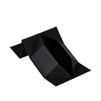 Emballage de boîte en carton en papier vierge avec logo personnalisé emballage en papier cadeau en carton noir mat boîte cadeau pliante