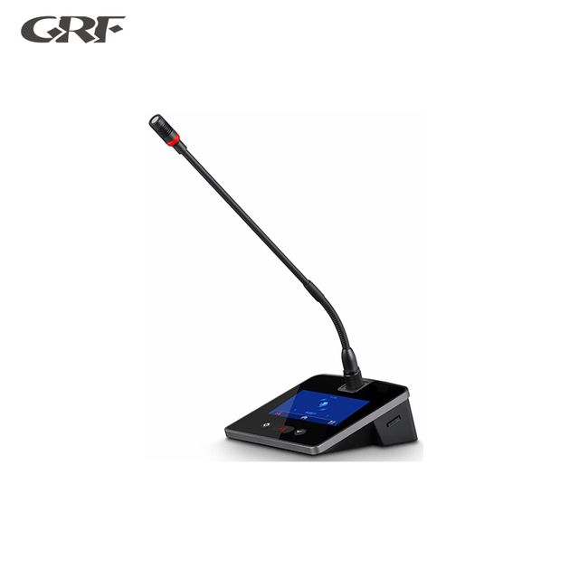 Professional Conference Delegate System with Adjustable 380mm Boom& Gooseneck Mic