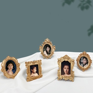 Phong cách Châu Âu xuyên biên giới <span class=keywords><strong>Instagram</strong></span> đạo cụ ảnh trang trí đồ trang trí khung ảnh nhựa retro sang trọng phong cách Victorian - Product Image 3