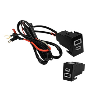 Car Charger Mini <b>USB</b> <b>C</b> PD QC3.0 Fast Charging 12-24V For Honda CR V Breeze Fit Crosstour URV - Product Image 1
