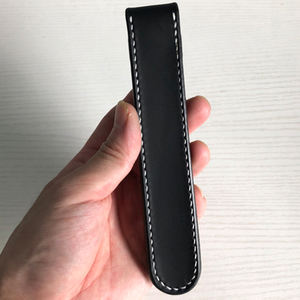 Estuches de pluma estilográfica de cuero curtido vegetal hechos a mano - Product Image 3