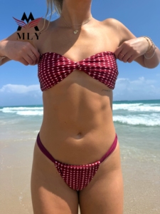 MLY Bikini da Donna Personalizzato Sexy Push-up a Triangolo alla Moda Set <span class=keywords><strong>Nude</strong></span> Costumi da Bagno Estivi per Donna Taglie Forti - Product Image 5