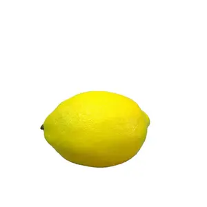 Limón amarillo, imitación de Lima, réplica decorativa, fruta cítrica