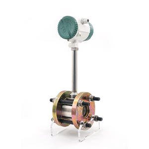 温度および圧力補正デジタル流体液体蒸気タービン流量計ステンレス鋼304渦流量計 - Product Image 5