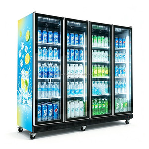 New High-Capacity Four Door All Glass Display Cabinets and Energy-Saving Beverage Display Cabinets for 2026 - Product Image 5