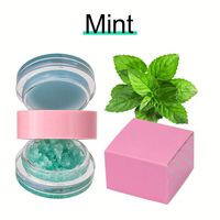 Baume et exfoliant pour les lèvres 2 en 1 rose, exfoliant pour les lèvres vegan rose, fraise orange, label privé, exfoliant biologique