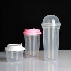 Gobelets en plastique de haute qualité jetables, transparents givrés, personnalisables avec logo, moulés par injection PP, en forme de U, en promotion - Product Image 6
