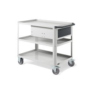 Carrello e carrello a mano Clever10 con ruote ripiano e cassetto comodo soluzione di archiviazione - Product Image 1