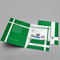 Archive personnalisée A4 Papier Dépliant Document Personnalisé Impression Offset Papier Dossier Entreprise Fichier Présentation Dossier Avec Poche