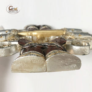 गर्म बेचने गुणवत्ता रेट्रो घर सजावट के लिए विचारों मोती राल पिस्तौल पार पकड़ती - Product Image 6