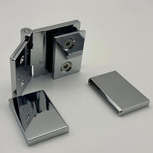 Proway, bisagra de Clip de puerta plegable de apertura externa de aleación de Zinc duradera moderna para puertas de vidrio de baño de Ducha - Product Image 4