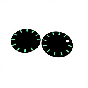 Esfera de Reloj Azul con Patrón de Rejilla Metálica Hecha a Mano, Super C3 Verde Luminoso, 28.5mm, Compatible con Japan NH35A NH36A, Modificada para SKX007 - Product Image 6