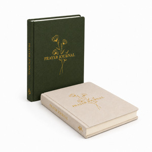 Carnet de prière personnalisé en lin à couverture rigide, journal de prière chrétien, carnet d'étude biblique, agenda - Product Image 1