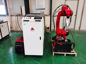 Máquina <span class=keywords><strong>de</strong></span> Soldadura Láser Robótica <span class=keywords><strong>de</strong></span> 6 Ejes para Acero Inoxidable y <span class=keywords><strong>Aluminio</strong></span> con Cabezal Láser Portátil, Brazo Robótico con Carga Útil <span class=keywords><strong>de</strong></span> 1500 mm y 10 kg - Product Image 3