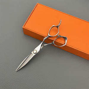 Ciseaux de coiffure professionnels 5,5 pouces, lame standard, pour droitiers, usage beauté, support de marque personnalisée - Product Image 2