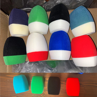 Microphone sans fil USB à condensateur en métal floqué, livraison rapide, filtre anti-vent, couvercle en mousse triangulaire carré, microphones anti-bruit