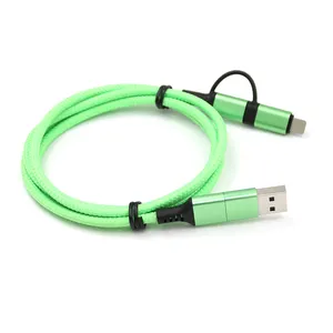 Hot Selling 4 In 1 60w PD Ladekabel USB Typ C 3A Schnell lade datenkabel zum iPhone für Laptop Power Bank Handys