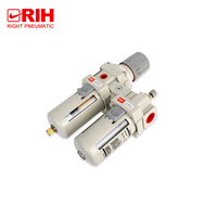 Unités de traitement d'air pneumatique de haute qualité RIH RIH, unité FRL neuve AC4010 avec corps en aluminium