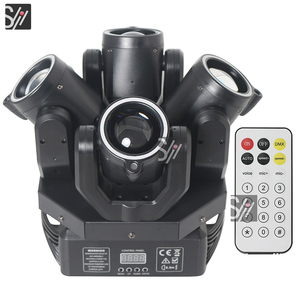 Lumière de scène mobile à tête mobile LED 150W avec télécommande, DJ Party Light RGBW DMX Beam Moving Head Disco pour la maison, le <span class=keywords><strong>club</strong></span>, les anniversaires - Product Image 2